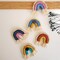 Macrame Rainbow Fridge Magnets with wooden beads for Essential Oil Aromatherapy Diffusion, Boho Kitchen Décor Accessory, Chic Gift for Women product 4